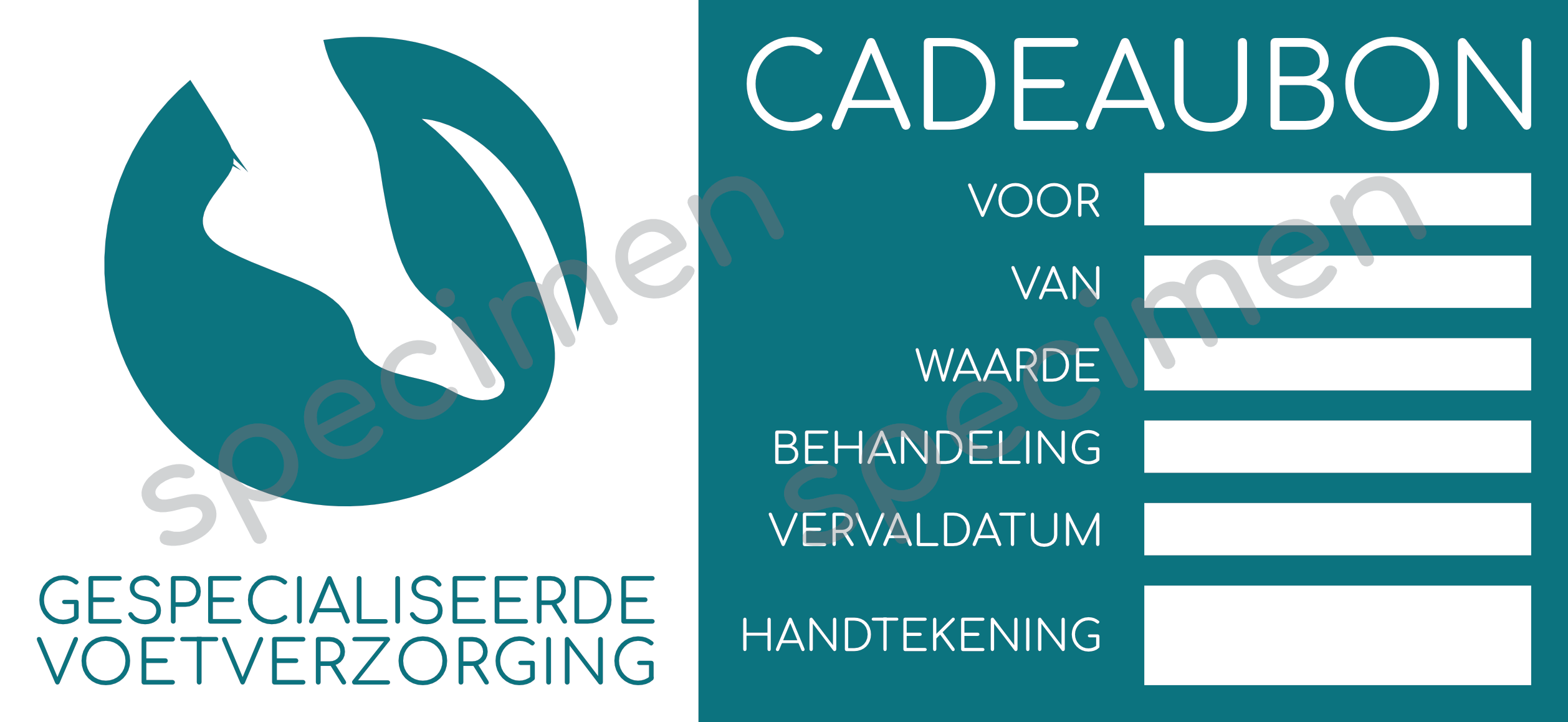 Cadeaubon voetverzorging Nele Van Asbroeck Sint Katelijne Waver Cadeaubon voetverzorging Nele Van Asbroeck